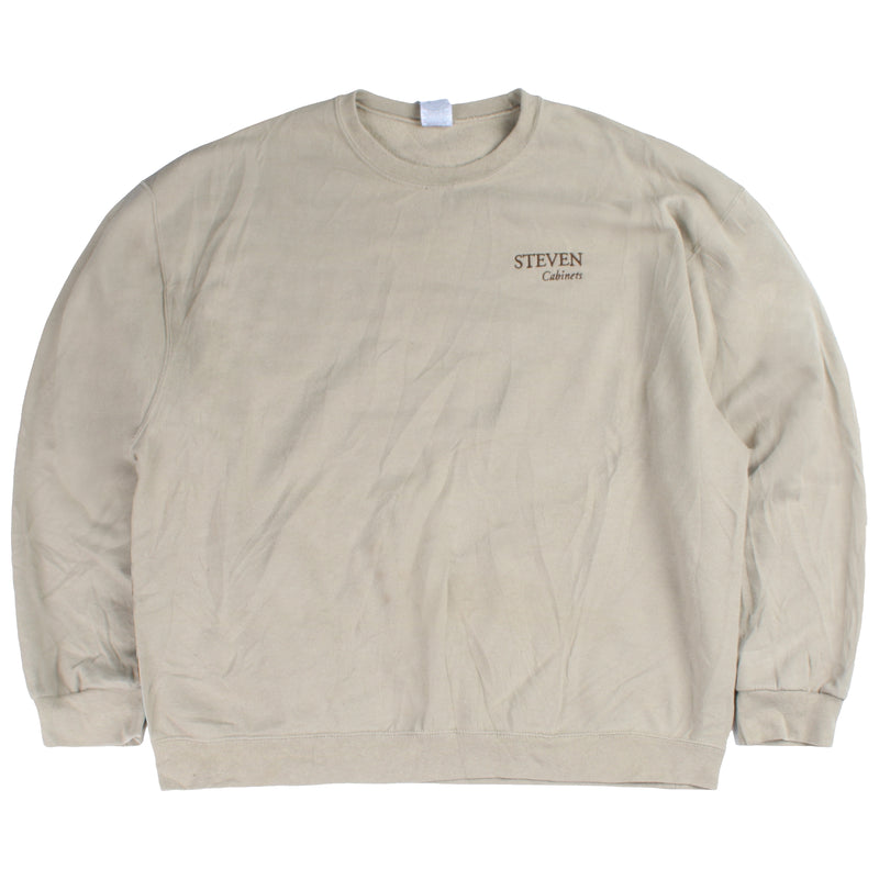 Jerzees  Heavyweight Crewneck Sweatshirt XXLarge (2XL) Beige Cream