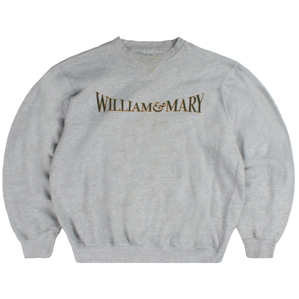 William & Mary  College Crewneck Sweatshirt XLarge Grey