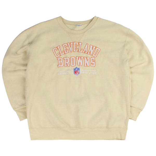 NFL  Cleveland Browns Sweatshirt Small Yellow