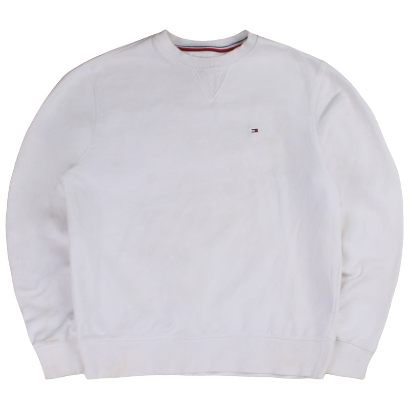 Tommy Hilfiger  Heavyweight Crewneck Sweatshirt Small White