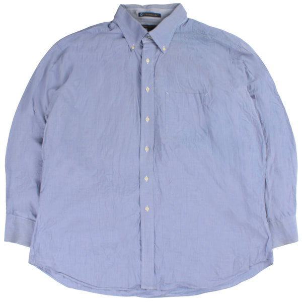 Tommy Hilfiger  Long Sleeve Button Up Shirt XLarge Blue