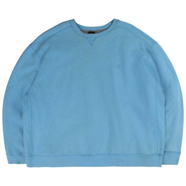 Starter  Heavyweight Crewneck Sweatshirt XXLarge (2XL) Blue