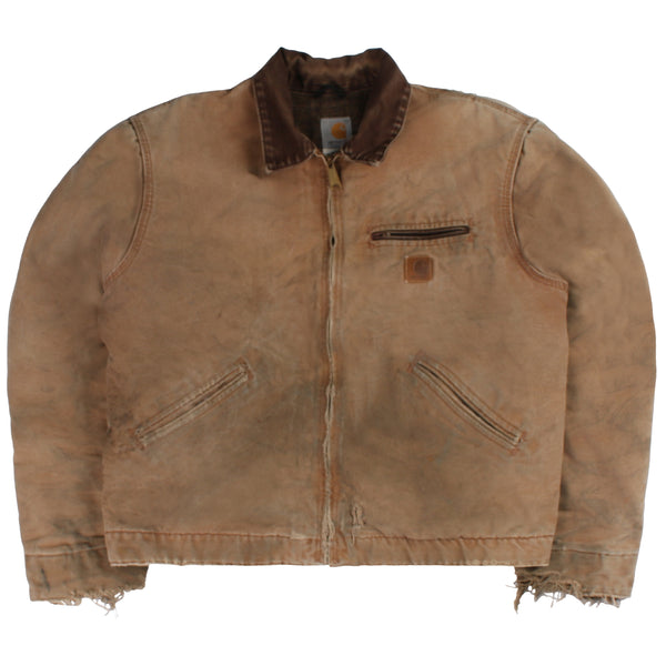 Carhartt  Detroit Heavyweight Workwear Jacket Large Tan Brown