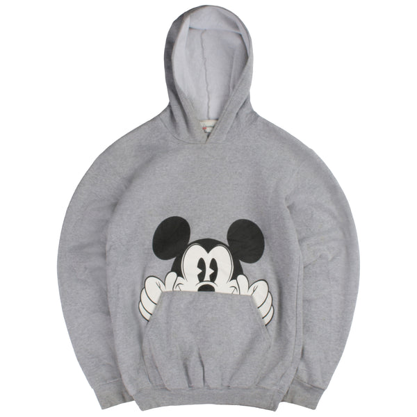 Disney  Mickey Mouse Pullover Hoodie XLarge Grey