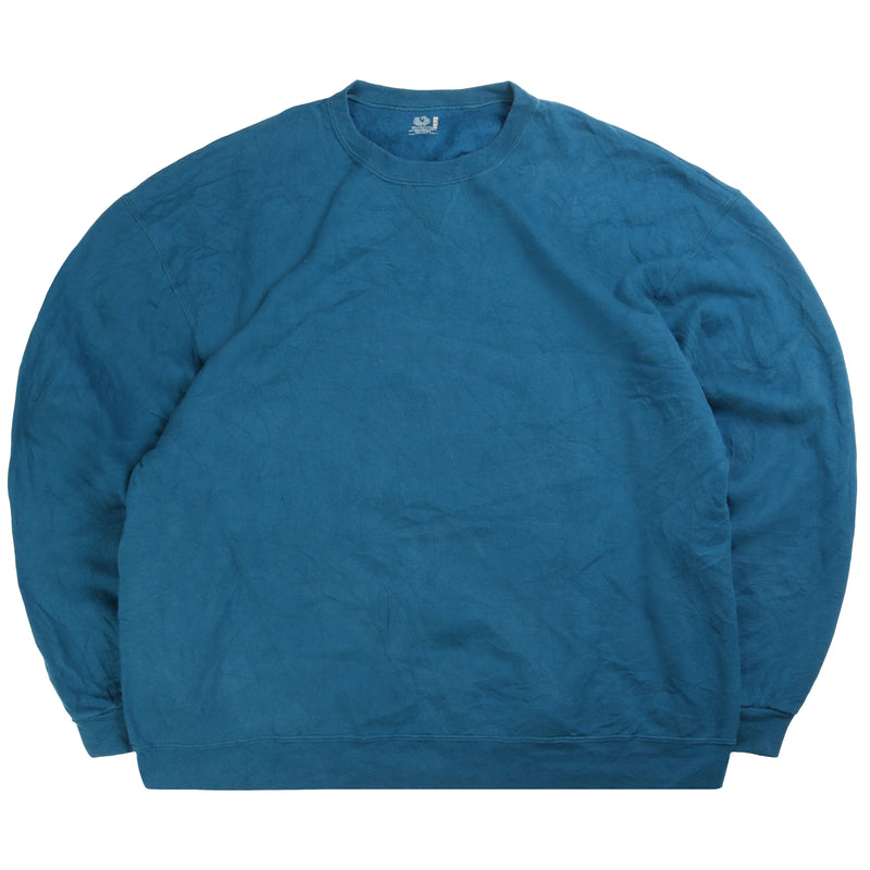 Fruit of the Loom  Heavyweight Crewneck Plain Sweatshirt XXLarge (2XL) Blue