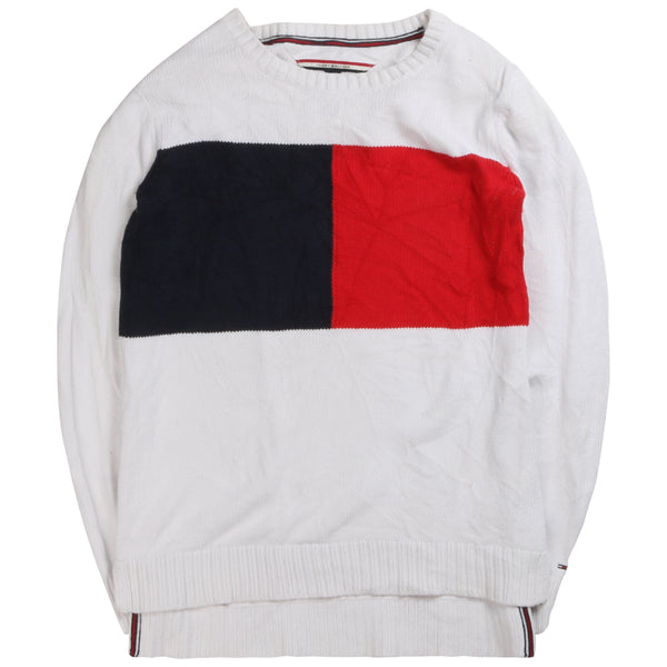 Tommy Hilfiger  Knitted Crewneck Jumper / Sweater XSmall White