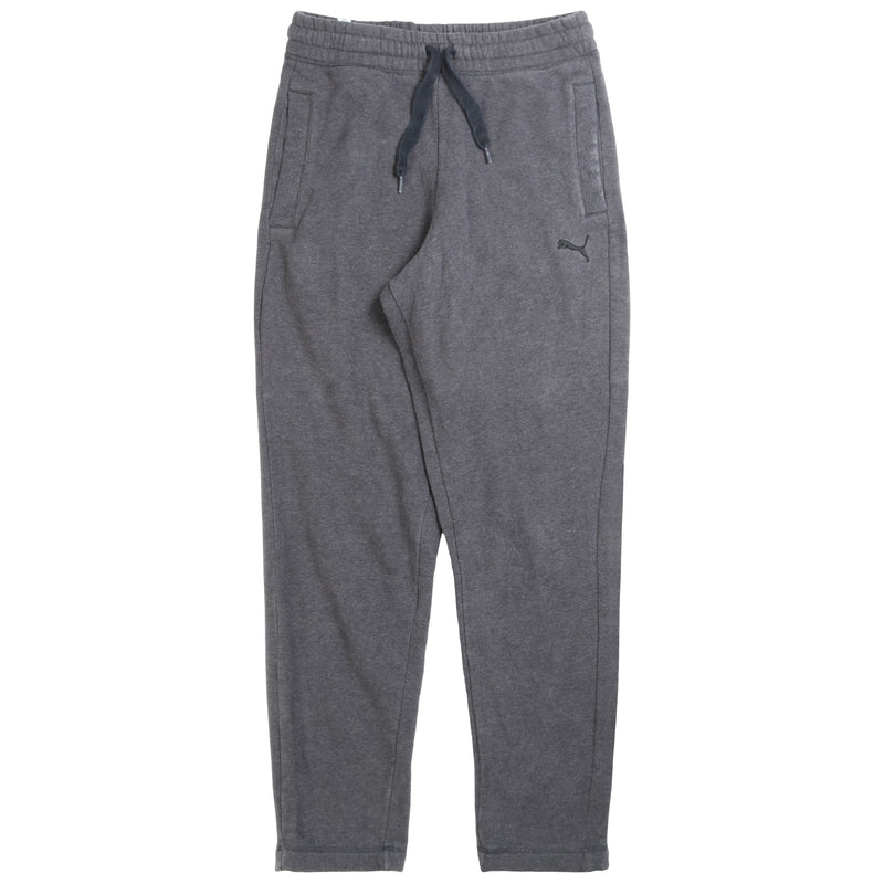 Puma  Drawstring Elasticated Waistband Joggers / Sweatpants Small Grey