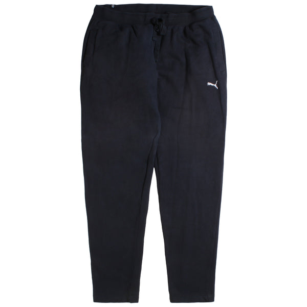 Puma  Elasticated Waistband Drawstrings Joggers / Sweatpants XLarge Black