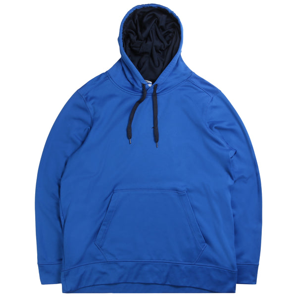 Starter  Plain Nylon Sportswear Hoodie Large Blue