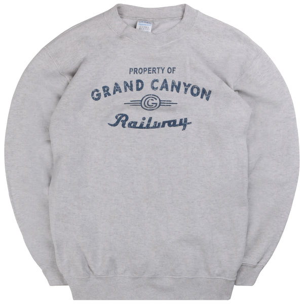 Gildan  Grand Canyon Railway Crewneck Sweatshirt Small Grey