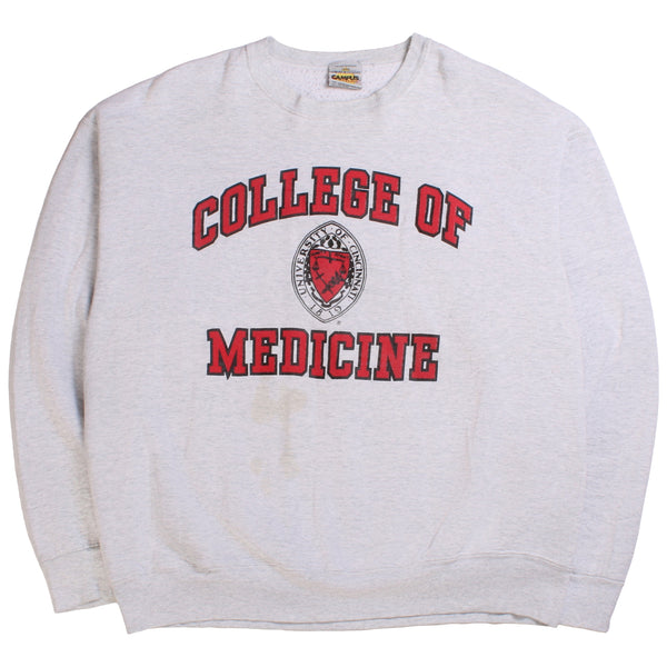 Campus  College Crewneck Sweatshirt XXLarge (2XL) Grey