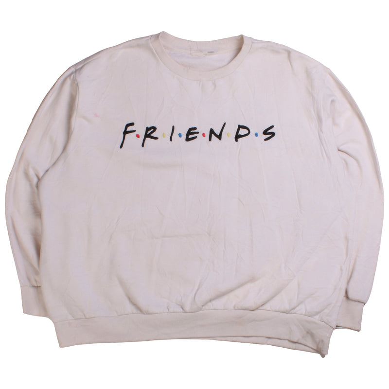 Friends  Crewneck Sweatshirt Large (missing sizing label) White