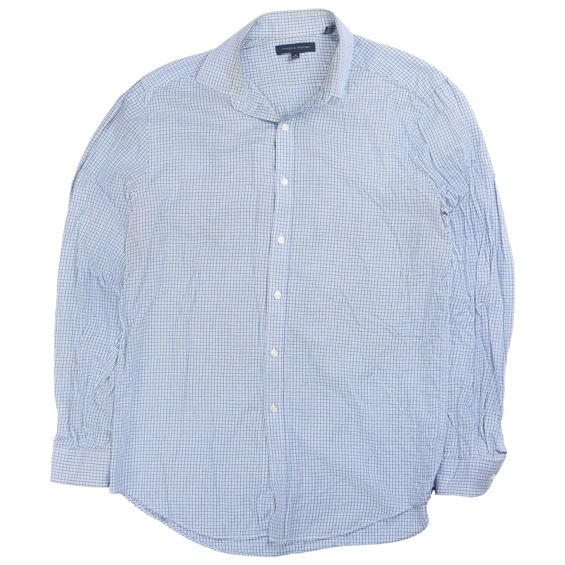 Tommy Hilfiger  Long Sleeve Check Shirt Large Blue