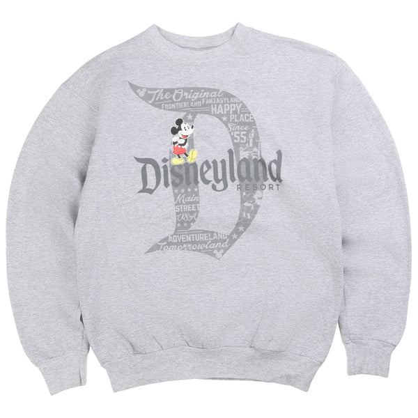 Disney  Disneyland Crewneck Sweatshirt Small Grey