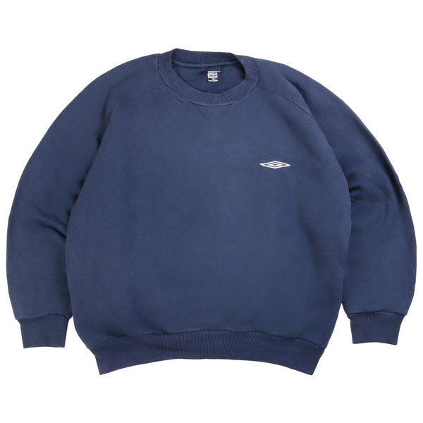 Umbro  Heavyweight Crewneck Sweatshirt Large Navy Blue