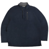 Charles River  Jumper Pullover Quarter Zip Jumper / Sweater XLarge Navy Blue