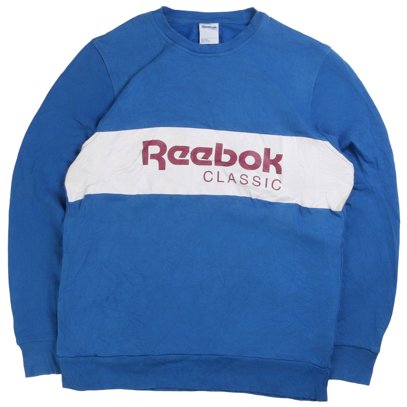 Reebok  Reebok Classic Crewneck Sweatshirt Small Blue