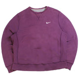 Nike  Swoosh Heavyweight Crewneck Sweatshirt XLarge Purple