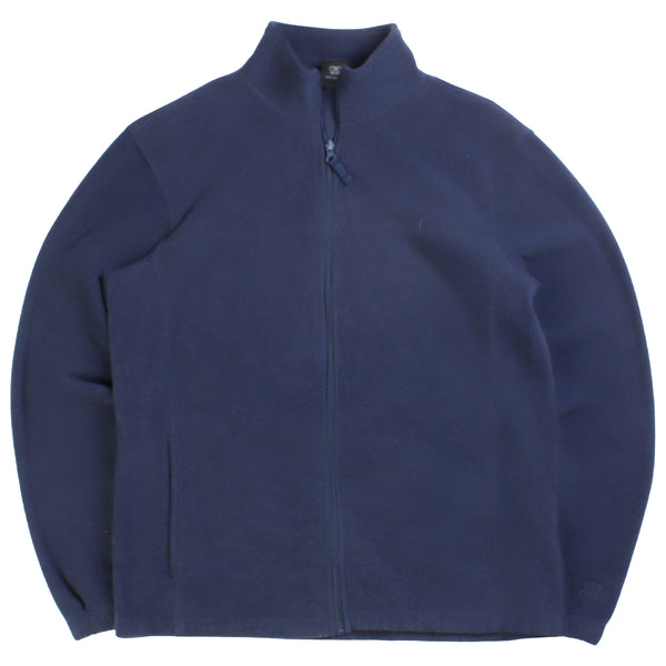 Starter  Full Zip Up Fleece Jumper Small Navy Blue