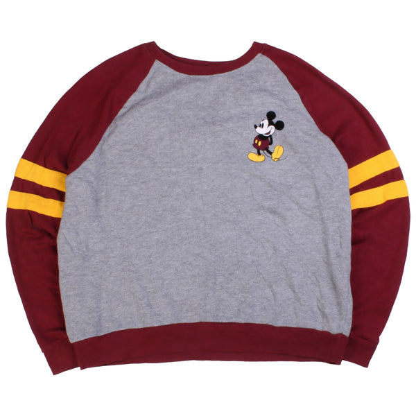 Disney  Mickey Mouse Crewneck Sweatshirt XSmall Grey