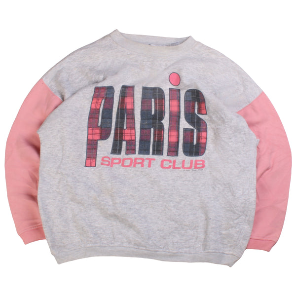 Paris Sport Club  Paris Sport Club Crewneck Sweatshirt Medium Grey