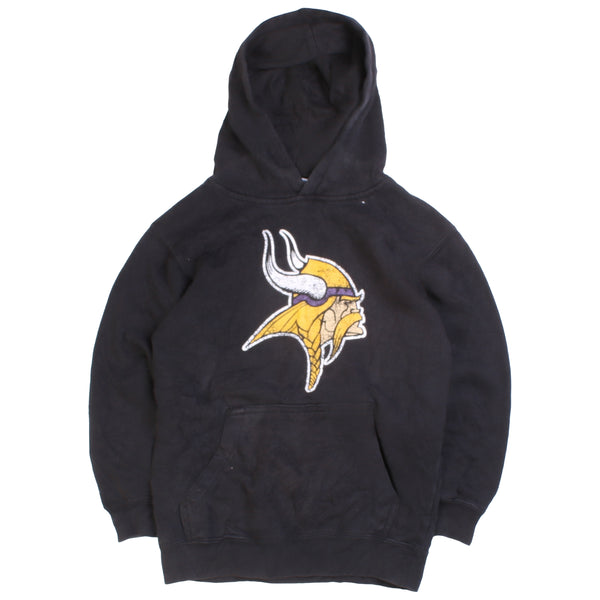 NFL  Vikings NFL Hoodie Small (missing sizing label) Black