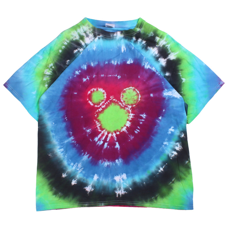 Fruit of the Loom  Tie Dye Short Sleeve Crewneck T Shirt Large Blue