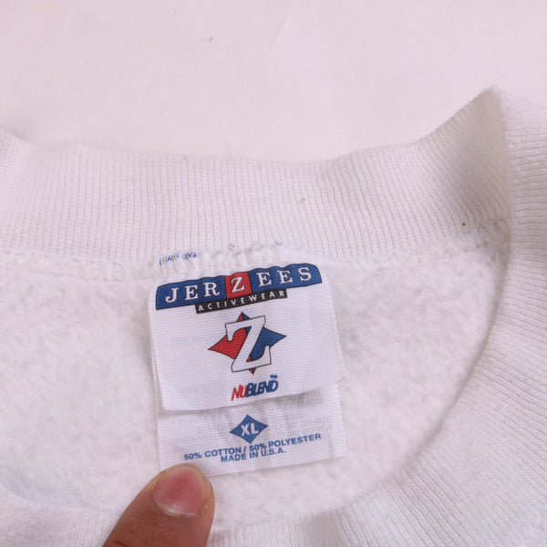 Jerzees  Winfield Generals Crewneck Sweatshirt XLarge White