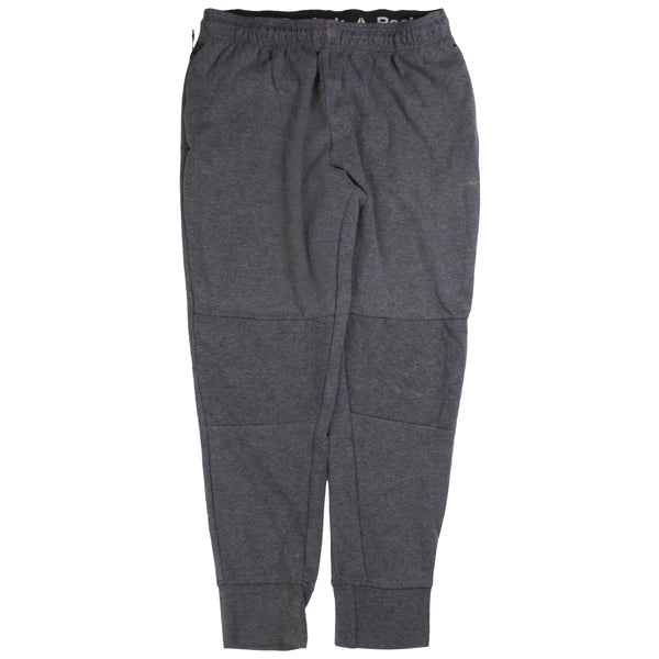 Reebok  Cuffed Elasticated Waistband Joggers / Sweatpants Large Grey