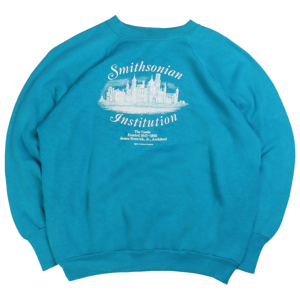 Signal  Smithsonian Institution Crewneck Sweatshirt Large (missing sizing label) Blue