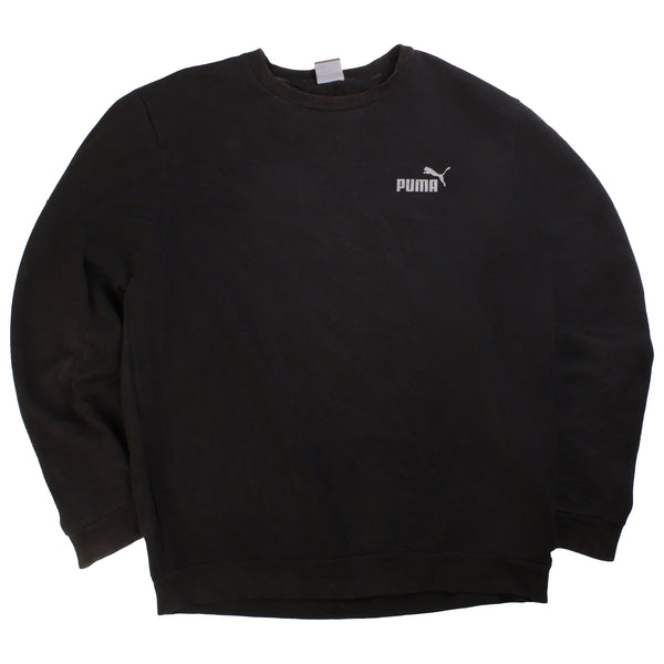 Puma  Heavyweight Crewneck Sweatshirt Large Black