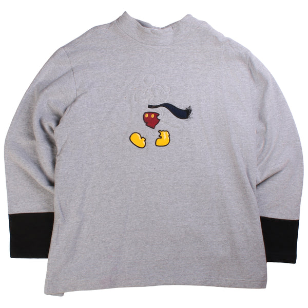 Disney  Mickey Mouse Crewneck Sweatshirt XLarge Grey