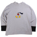 Disney  Mickey Mouse Crewneck Sweatshirt XLarge Grey