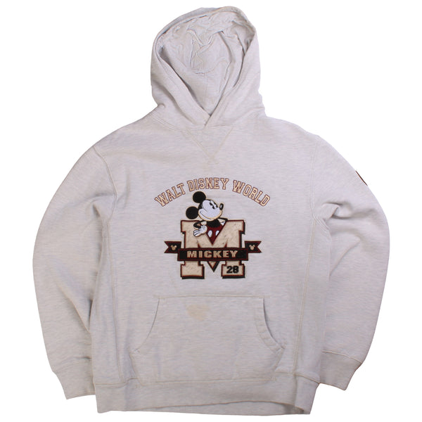 Mickey Mouse  Mickey Mouse Pullover Hoodie Small White