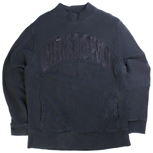 Chinatown  Spellout Heavyweight Sweatshirt Medium Black