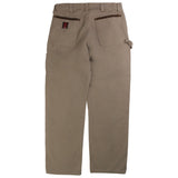 Ripstop  Cargo Carpenter Workwear Trousers / Pants 34 Khaki Green