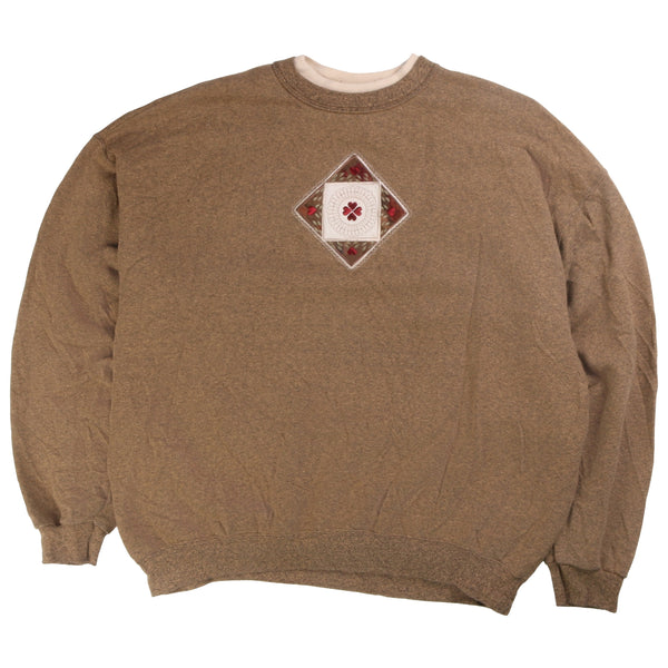 Lee  Heavyweight Crewneck Sweatshirt XLarge Beige Cream