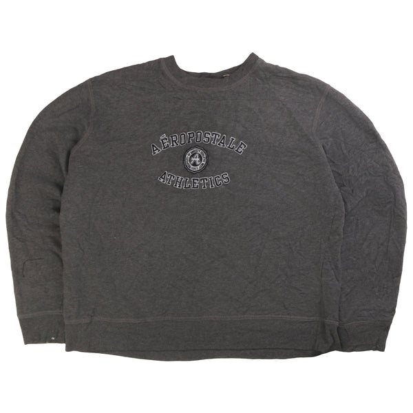 Aeropostale  Spellout Crewneck Sweatshirt XLarge Grey