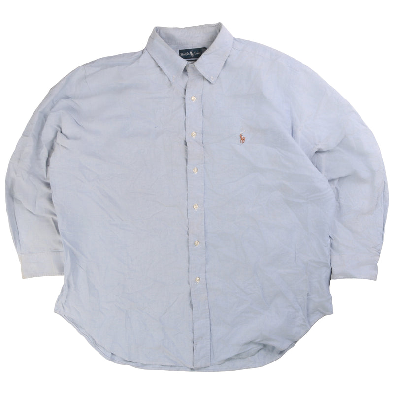 Polo Ralph Lauren  Long Sleeve Button Up Shirt XLarge Blue