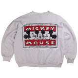 Mickey Mouse  Mickey Mouse Crewneck Sweatshirt XLarge White