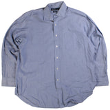 Ralph Lauren  Plain Long Sleeve Button Up Shirt Large Blue