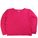 Hanes  Plain Heavyweight Crewneck Sweatshirt Medium Pink