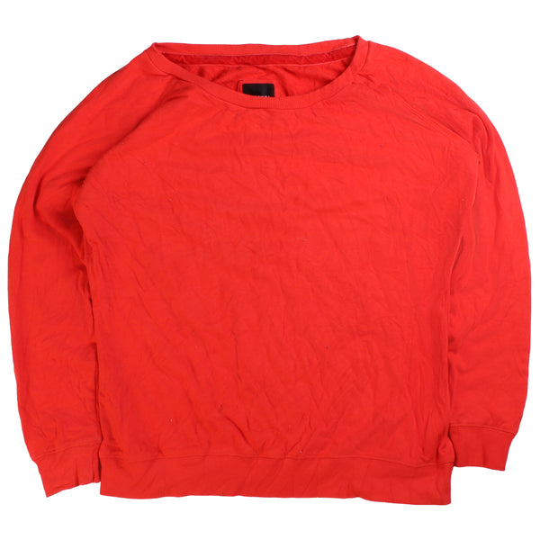 Nixon  Plain Heavyweight Crewneck Sweatshirt Small Red