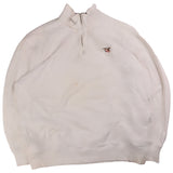 American Eagle  Eagle Quarter Zip Sweatshirt XLarge White