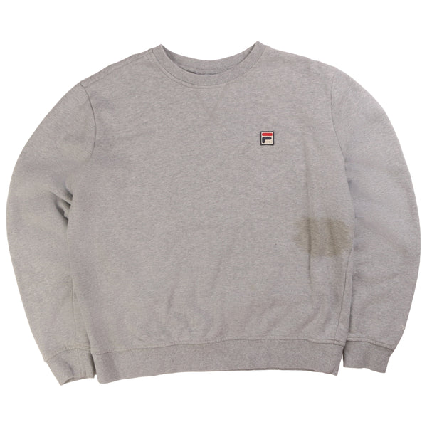 Fila  Heavyweight Crewneck Sweatshirt Large Grey