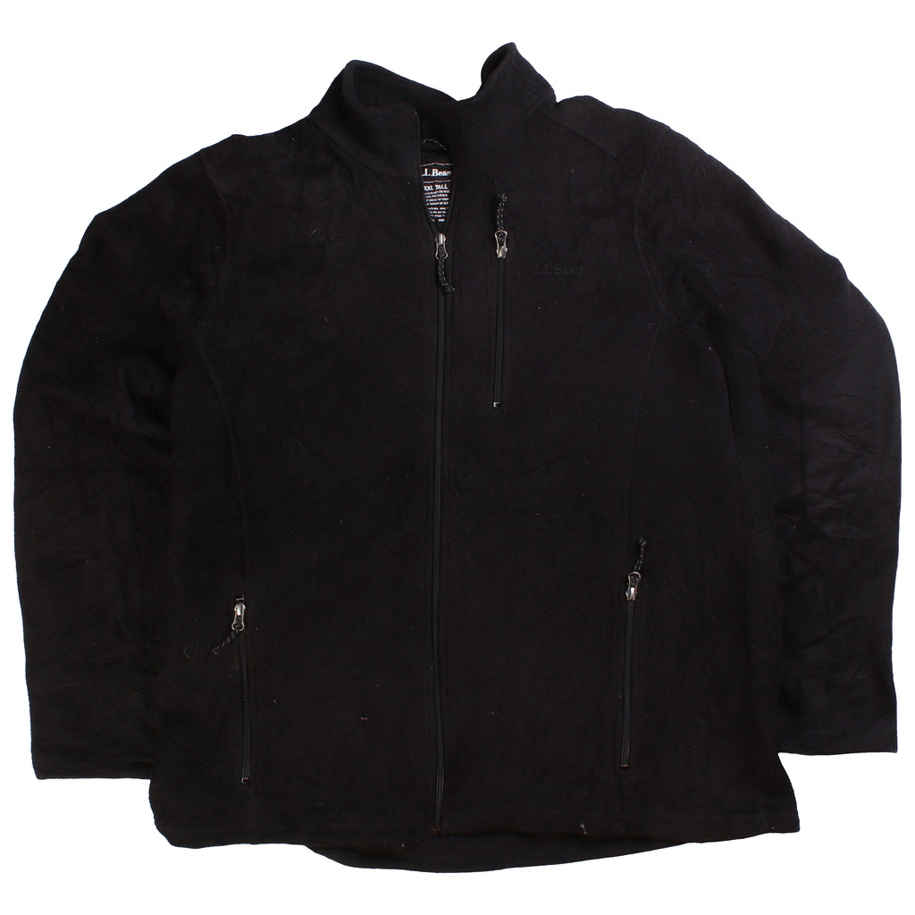 L.L.Bean Pullover Quarter Zip Fleece Jumper / Sweater XXLarge (2XL) Bl ...