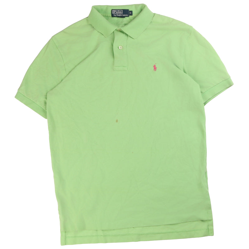 Polo Ralph Lauren  Short Sleeve Button Up Polo Shirt Medium Green