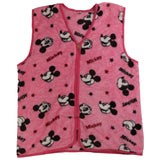Mickey Mouse  Mickey Vest Sleeveless Fleece Medium (missing sizing label) Pink