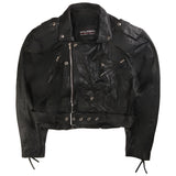 Wilsons  Cropped Heavyweight Leather Jacket Large Black