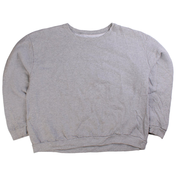 Hanes  Plain Heavyweight Crewneck Sweatshirt XLarge Grey